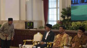 Presiden Joko Widodo mengahdiri Silaturahmi Forum Kerukunan Umat Beragama di Istana Negara, Jakarta, Selasa (28/11).