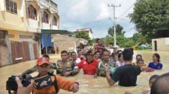 Tebing Tinggi Banjir, 18 ribu Jiwa Mengungsi