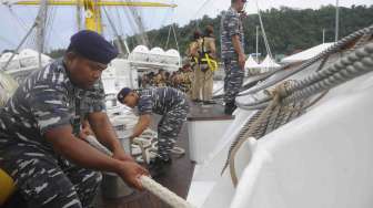 KRI Bima Suci bertolak dari Sabang menuju Batam, Senin (4/12).