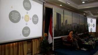 Pusat Studi Budaya dan Perubahan Sosial (PSBPS) Universitas Muhammadiyah Surakarta (UMS) menggelar hasil penelitian Radikalisme di Website dan Media Sosial (Medsos), di Gedung Muhammadiyah, Jakarta, Senin (4/12).