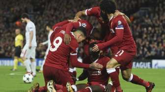 Berpesta Gol ke Gawang Spartak, Liverpool Melaju ke Fase Gugur