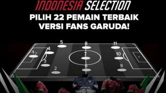 Resmi! PSSI Buka Polling Skuat Indonesia Selection versus Islandia