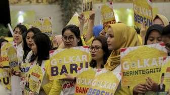 Penutupan Musyawarah Nasional Luar Biasa ( Munaslub) Partai Golkar di JCC, Senayan, Jakarta, Rabu (20/12).