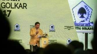 Wakil Presiden Jusuf Kalla menghadiri penutupan Musyawarah Nasional Luar Biasa ( Munaslub) Partai Golkar di JCC, Senayan, Jakarta, Rabu (20/12).