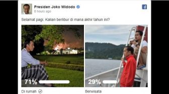 Jokowi Bikin Polling di FB, Warganet Heboh