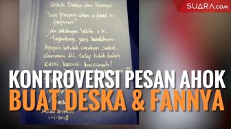 Kontroversi Pesan Ahok untuk Deska & Fannya, Terkait Gugat Cerai?