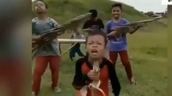 Tonton, Video Kocak 5 Bocah Nyanyikan Lagu Dangdut Tanpa Malu