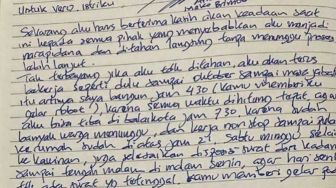 Mengharukan, Ini Surat Cinta Terakhir Ahok untuk Veronica