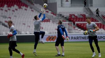 Latihan Timnas Islandia