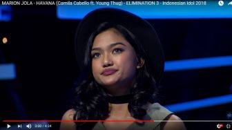 Mengejutkan, Marion Jola Tersingkir dari Indonesian Idol 2018