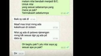 Tanya Nilai ke Dosen, Jawabannya Malah Menohok