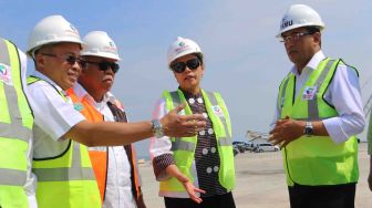 Persiapan Uji Coba Pelabuhan Kuala Tanjung