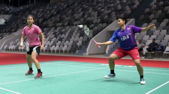 Greysia / Apriani Enggan Bahas Target di Indonesia Masters