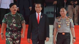 Jokowi Hadiri Rapim TNI-Polri 2018