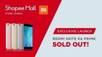 1.000 Redmi Note 5A Prime Laris dalam Hitungan Menit di Shopee