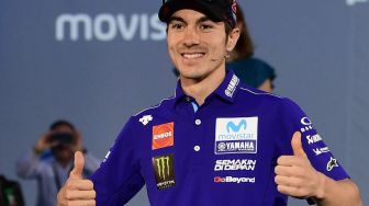 Jadi Juara Tiga, Sepatu Maverick Vinales saat MotoGP Awards Mencuri Atensi