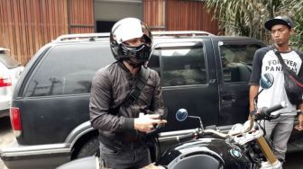 Brak! Ariel NOAH Jatuh, Tangki Motor Sampai Rusak