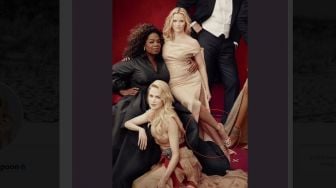 Heboh Foto Artis Hollywood Berkaki Tiga di Majalah Vanity Fair