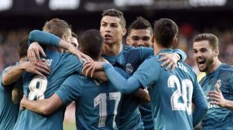 Ronaldo Cetak Dua Gol, Real Madrid Berpesta di Mestalla