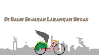 Begini Linimasa Aturan Larangan Becak di Jakarta