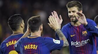 Pique: Kunci Kesuksesan Barcelona Itu Messi