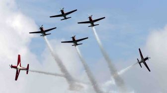 Tim Jupiter Tampil di Singapore Airshow