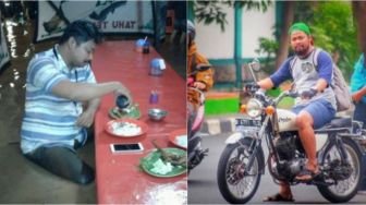 Foto-foto Ahmad Saiful, Lelaki yang Makan Sambil Kebanjiran