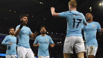 Cetak Empat bagi Man City, Aguero Pilih Sanjung De Bruyne