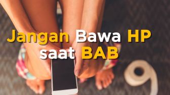 Jangan Bawa HP saat BAB, Mengerikan Lho