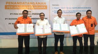 Kioson Gandeng Pos Indonesia Luncurkan Kios Pos