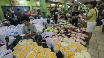 Penjualan Bunga Valentine Meningkat