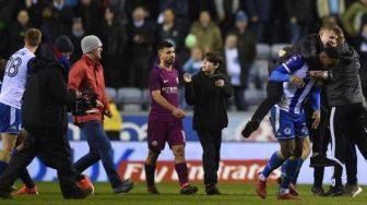 Keributan Warnai Kekalahan Man City atas Wigan