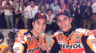 Pedrosa dan Marquez Sapa Penggemar di Jakarta