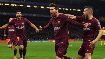 Messi Akhirnya Jebol Gawang Chelsea