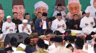 Jokowi Hadiri Zikir Kebangsaan