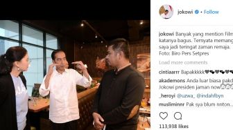 Jokowi Nonton 'Dilan 1990', Jadi Ingat Zaman Remaja