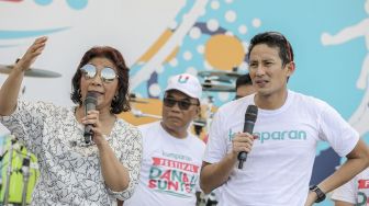 Balas Dendam, Sandiaga Kembali Tantang Menteri Susi di Air