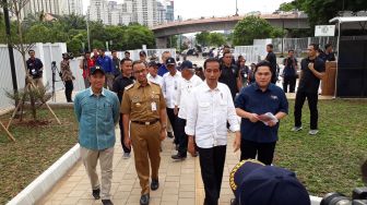 Didampingi Anies Tinjau Wisma Atlet Kemayoran, Jokowi: Alhamdulillah Selesai