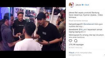 Kunjungi Pameran Sneaker, Jokowi Beli Sepatu Seharga Rp380 Ribu