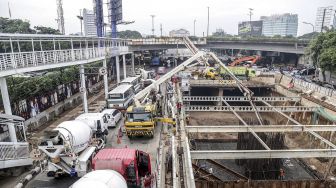 Kejar Target, Pengerjaan Underpass Kuningan-Mampang Dikebut