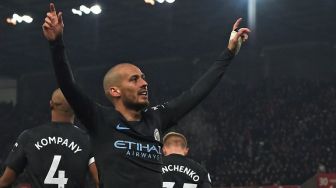 Tekuk Stoke City, Silva Bawa Man City Semakin Dekati Gelar Juara