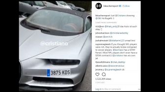 Cristiano Ronaldo Pamer Bugatti Chiron ke OBJ