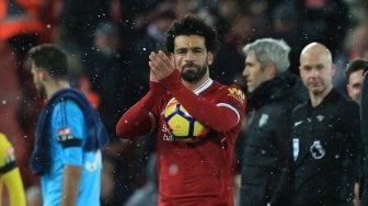 Cetak Quattrick ke Gawang Watford, Ini Sederet Rekor yang Diukir Mohamed Salah