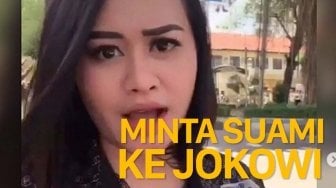 Kocak, Janda Serang Minta Dicarikan Suami oleh Presiden Jokowi