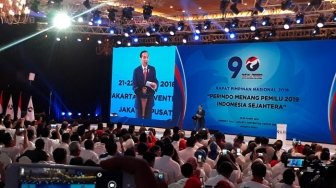 Jokowi: Saya Hafal, Tapi Jangan Disuruh Nyanyi Mars Perindo