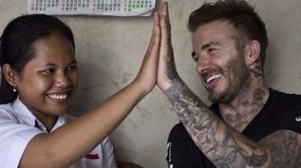 Ini Dia Cewek Indonesia yang Paling Akrab dengan David Beckham