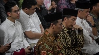 Presiden Jokowi Layat Mertua Gibran di Solo