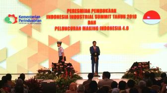 Presiden Jokowi Meluncurkan Program Hadapi Revolusi Industri 4.0