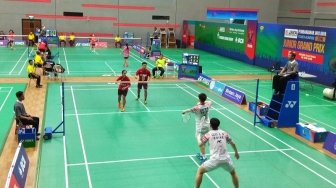 Kurang Kompak, Ghifari/Lisa Tumbang di Perempatfinal Junior Grand Prix Gold 2018