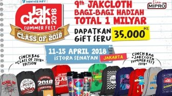 6 Fakta Menarik di Jakcloth Summerfest 2018